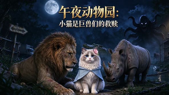 午夜动物园：小猫是巨兽们的救赎海报